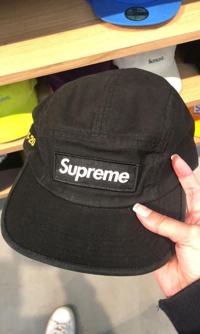 Supreme Military Camp Cap(black), 男裝, 外套及戶外衣服- Carousell