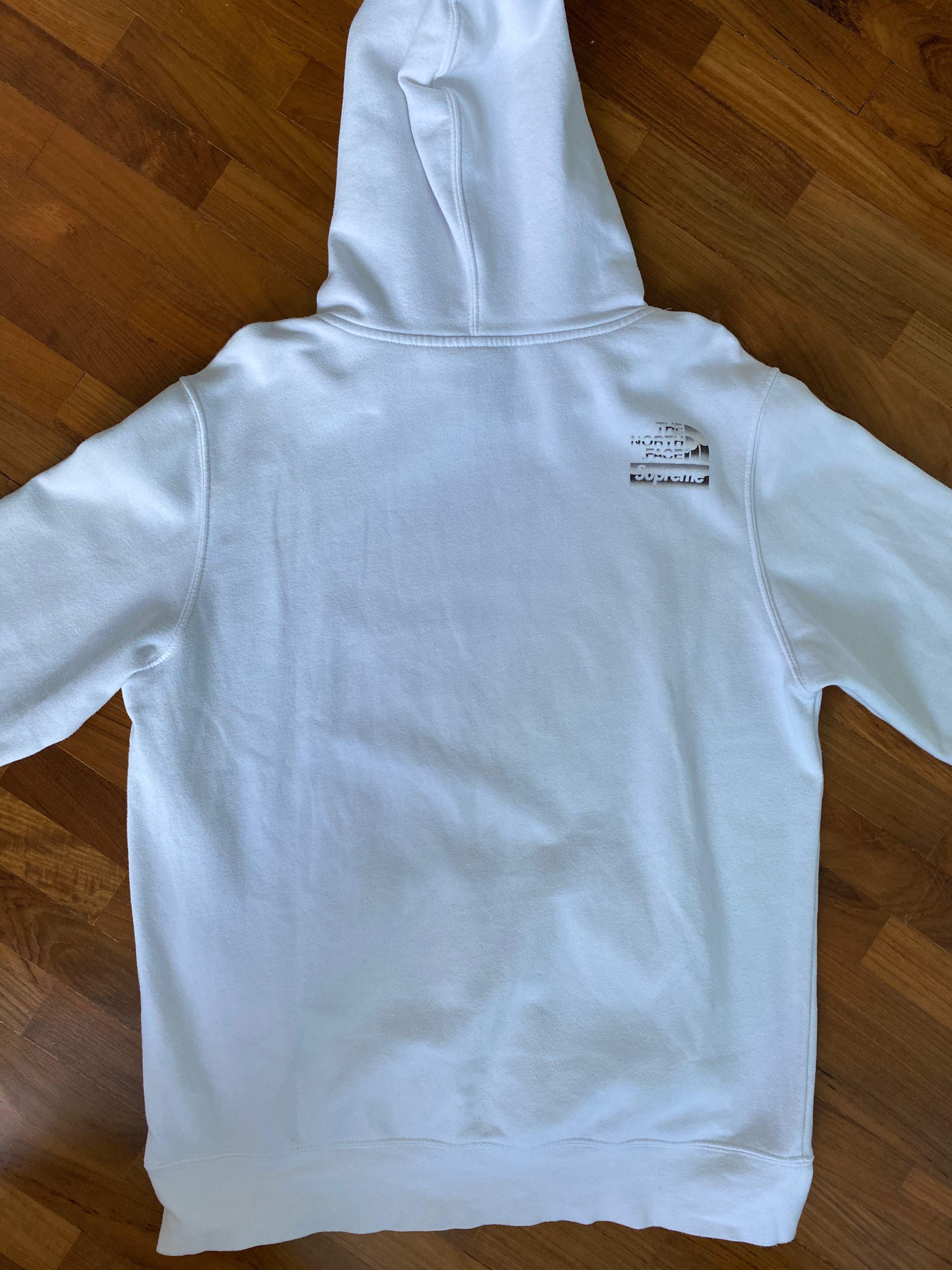 Supreme North Face Metallic Logo Hoodie Men s Fashion Tops Sets Hoodies on Carousell