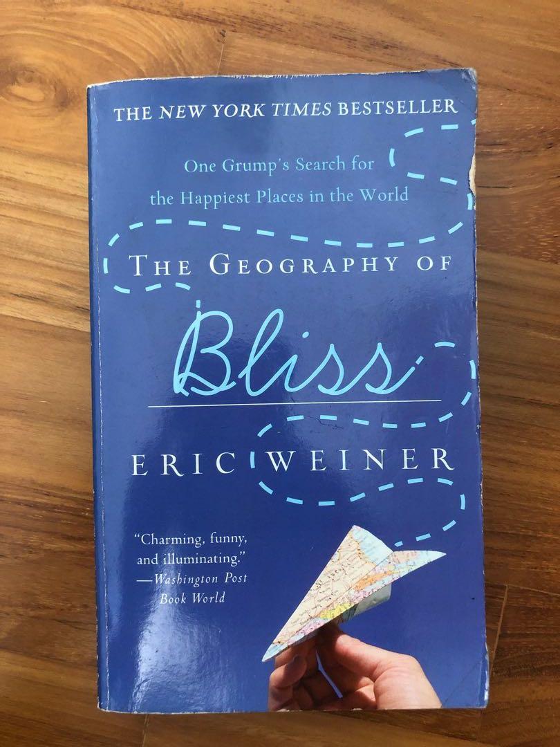 The geography of bliss, Hobbies & Toys, Books & Magazines, Fiction