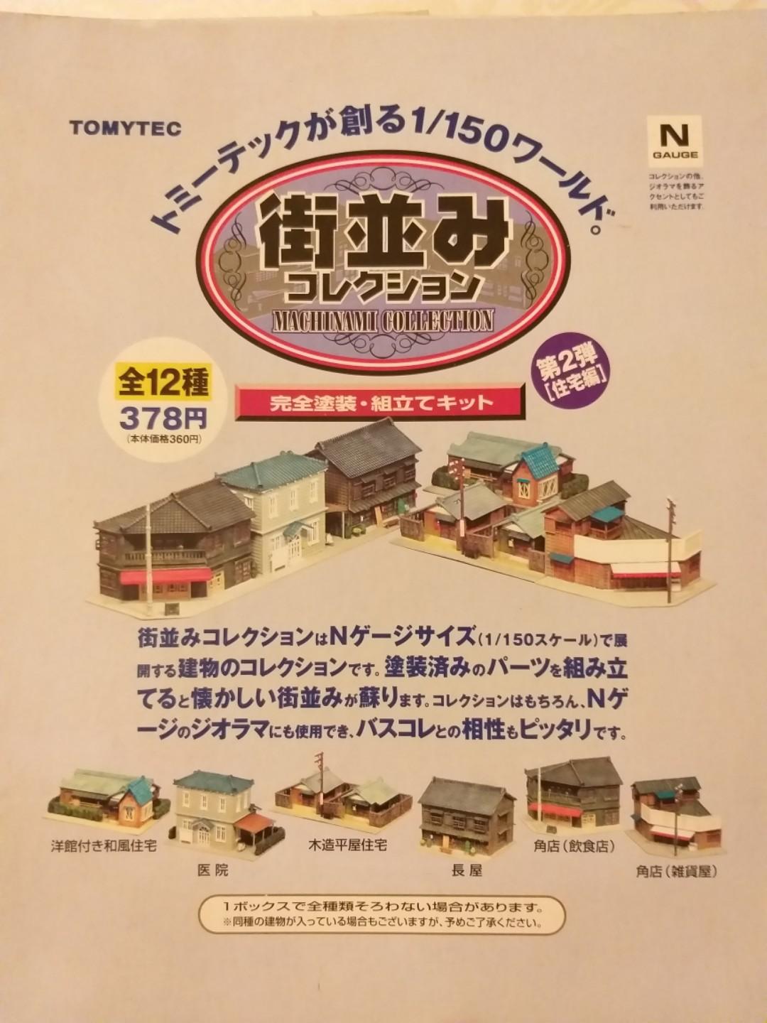 Tomytec 2004絕版街並第二彈住宅編迷你場景原色食玩Not Re-ment, 興趣