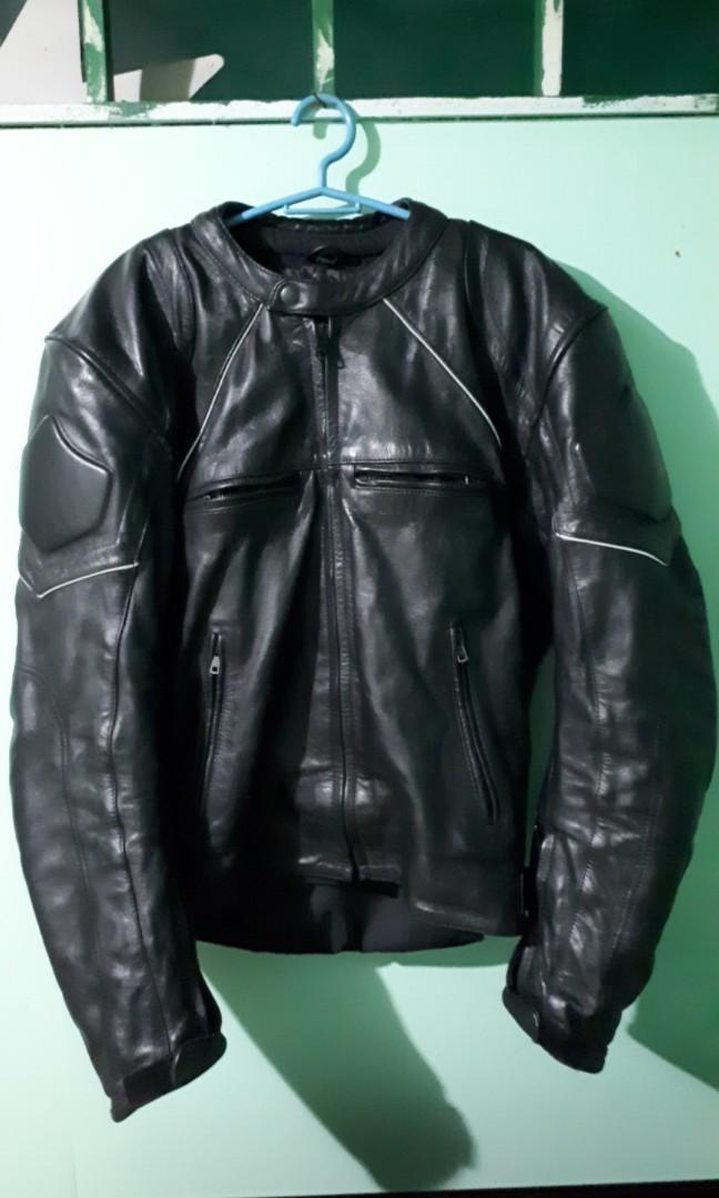 Torque leather motorcycle jacket on sale