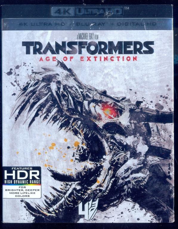 Transformers age of extinction hot sale 4k blu ray
