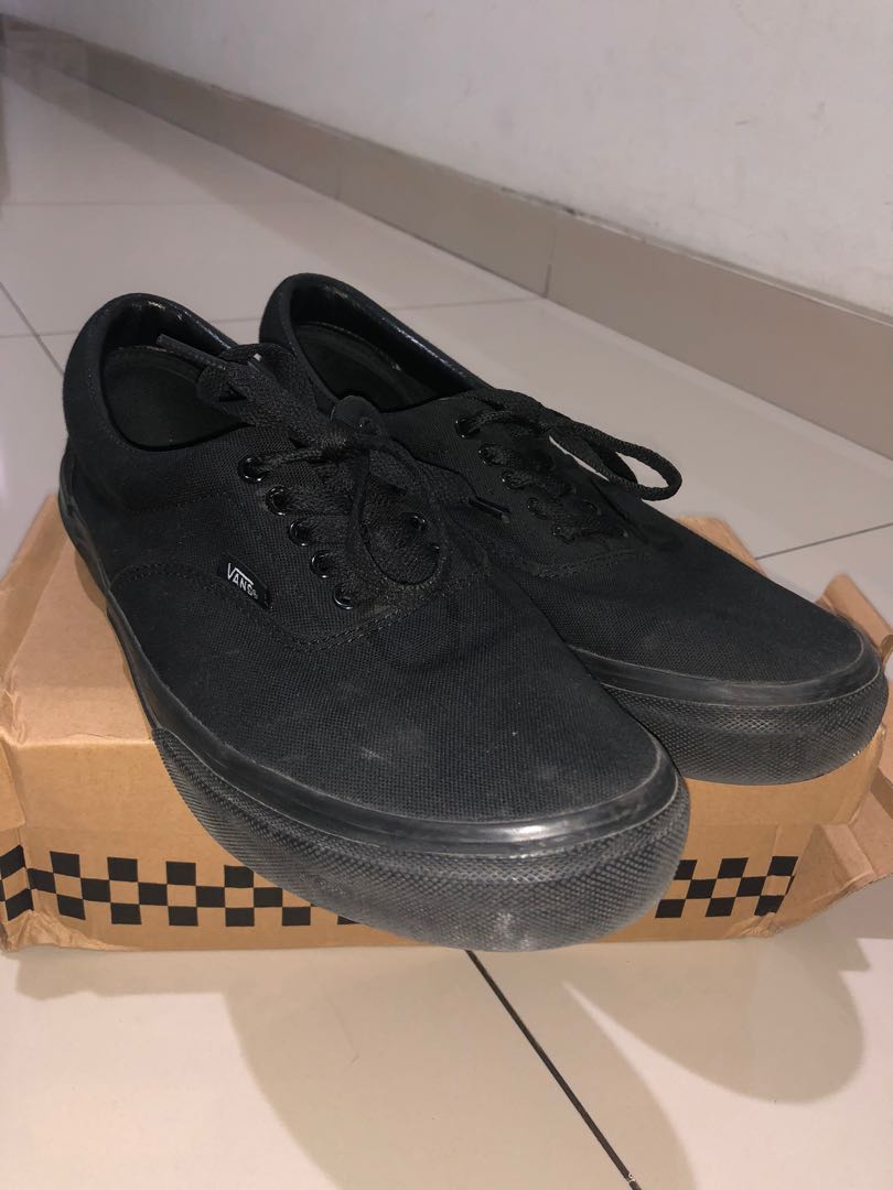 triple black vans