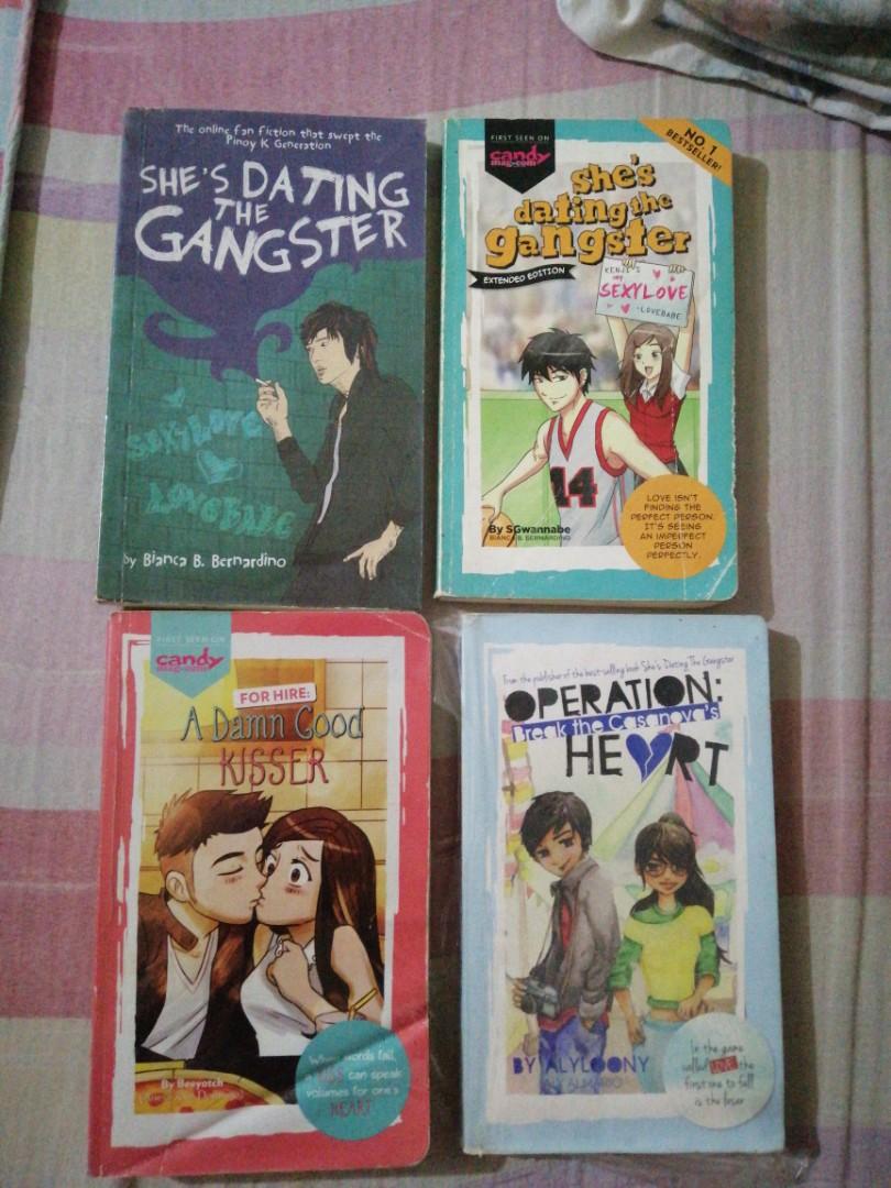 Wattpad Books Pop Fiction Bundle Operation Break The Cassanova S Heart She S Dating The Gangster 1st And 2nd Press And For Hire A Damn Good Kisser Books Books On Carousell