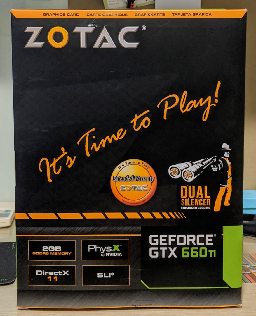 Zotac Nvidia Gtx 660 Ti Graphics Card Gpu Computers Tech Parts Accessories Networking On Carousell