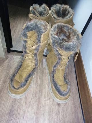 H&M Fur Boots Winter Boots