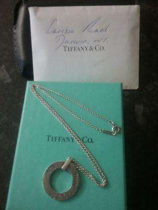 Tiffany and Co necklace and pendant