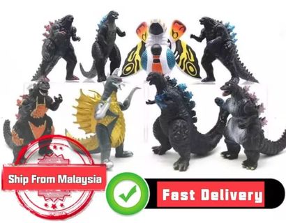 Godzilla vs Kong Mechagodzilla King Kong Ghidorah topper cup tumbler mug  bottle figures figurine toy