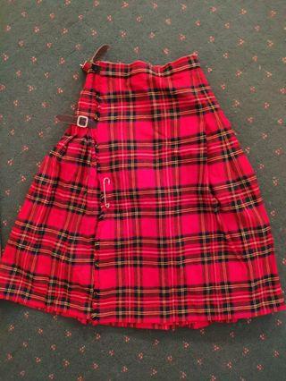 Tartan Skirt 2pcs