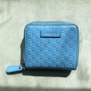 Gucci Guccissima Wallet Blue