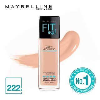 Maybelline FIT ME! Matte + Poreless Foundation 222 True Beige