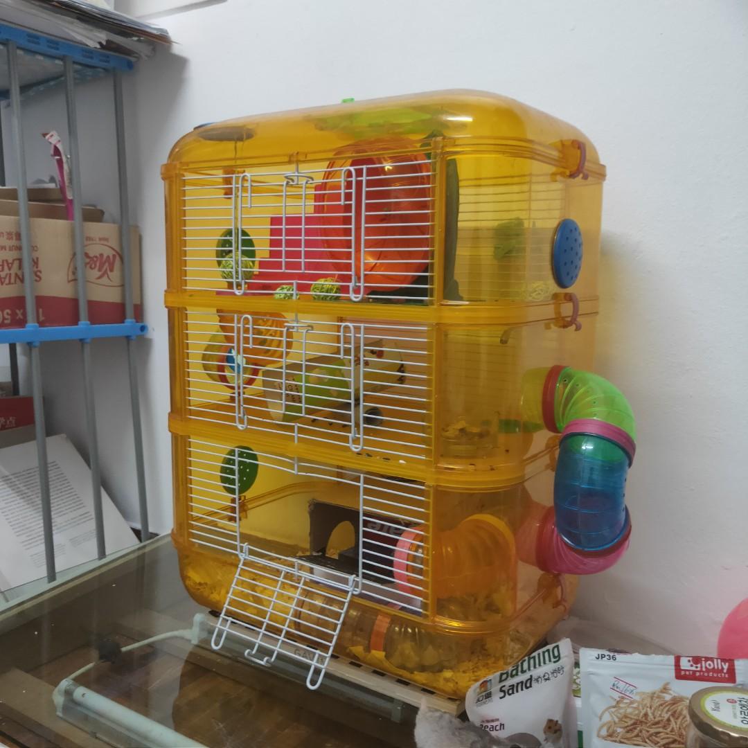 3 layer hamster cage top