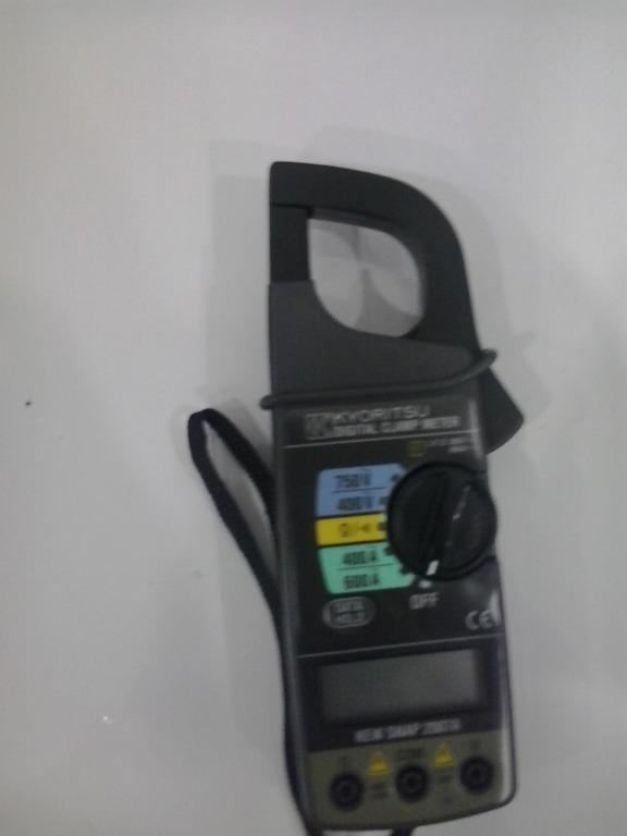 AC DIGITAL CLAMP METER 2007 A (Category: Construction Tools & Equipment) located in Caloocan City. Submitted by edgar.mondejar (Listing ID 280225842, Image 1). Description: A) AC DIGITAL CLAMP METER 1 UNIT P 27,000.00 MODEL : 2007 a BRAND : KYORITSU AC A 400/600A ±1.5%rdg±4dgt [50/60Hz] ±2%rdg±5dgt [40 - 400Hz] AC V 400/750V ±1.2%rdg±3dgt [50/60Hz] ±1.5%rdg±4dgt [40 - 400Hz] ? 400/4000? ±1.5%rdg±2dgt Continuity buzzer buzzer sounds below 50±35? C