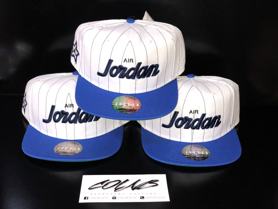 Air Jordan Script Pin Stripes Snapback 