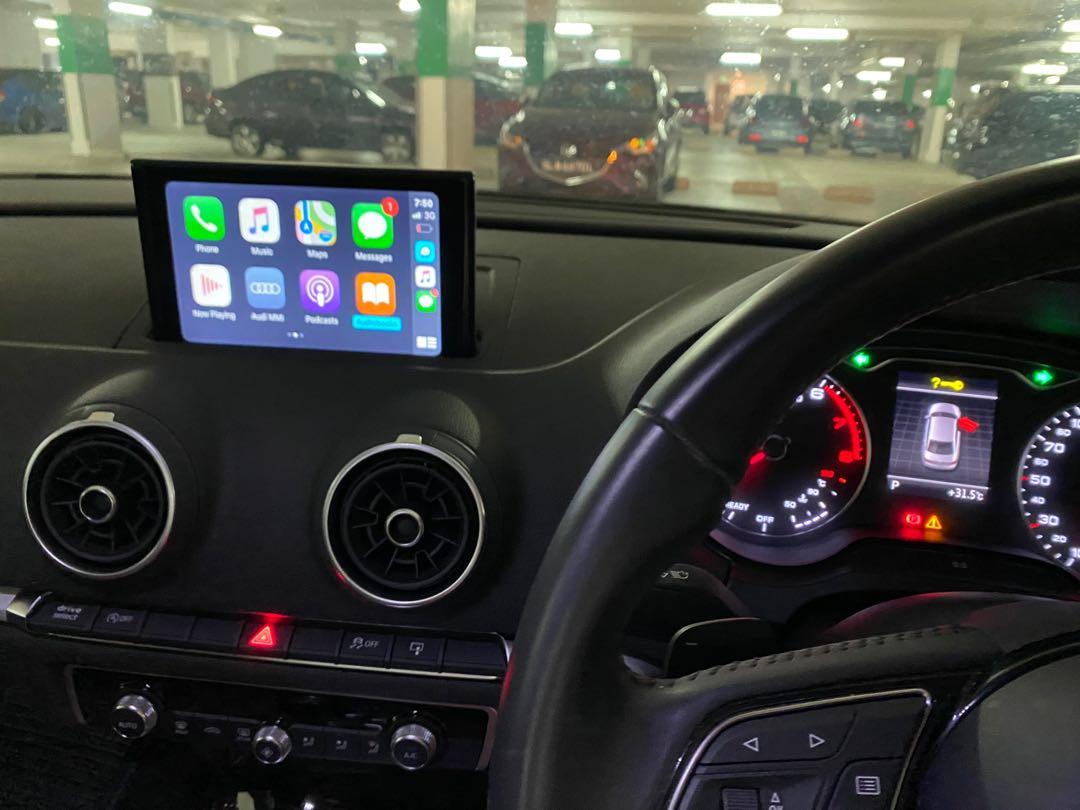 audi q2 a3 8v wireless and wired carplay android auto car accessories accessories on carousell