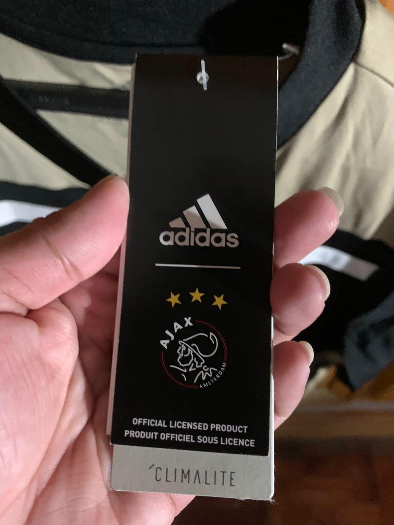 Authentic Ajax Football Jersey (Category: Activewear) located in Marikina City. Submitted by cisselling (Listing ID 280290012, Image 3). Description: Authentic Ajax Jersey. Bought in Europe at official shop. Never used, never tried on. RSF: Sobra sa inuwi. No defects. Size: Kid’s XL (Fit sa size S na adults. Okay din sa size M if okay lang na tight fit 😇).