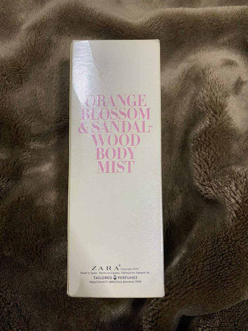 Authentic Zara Orange Blossom and Sandal Wood Body Mist
