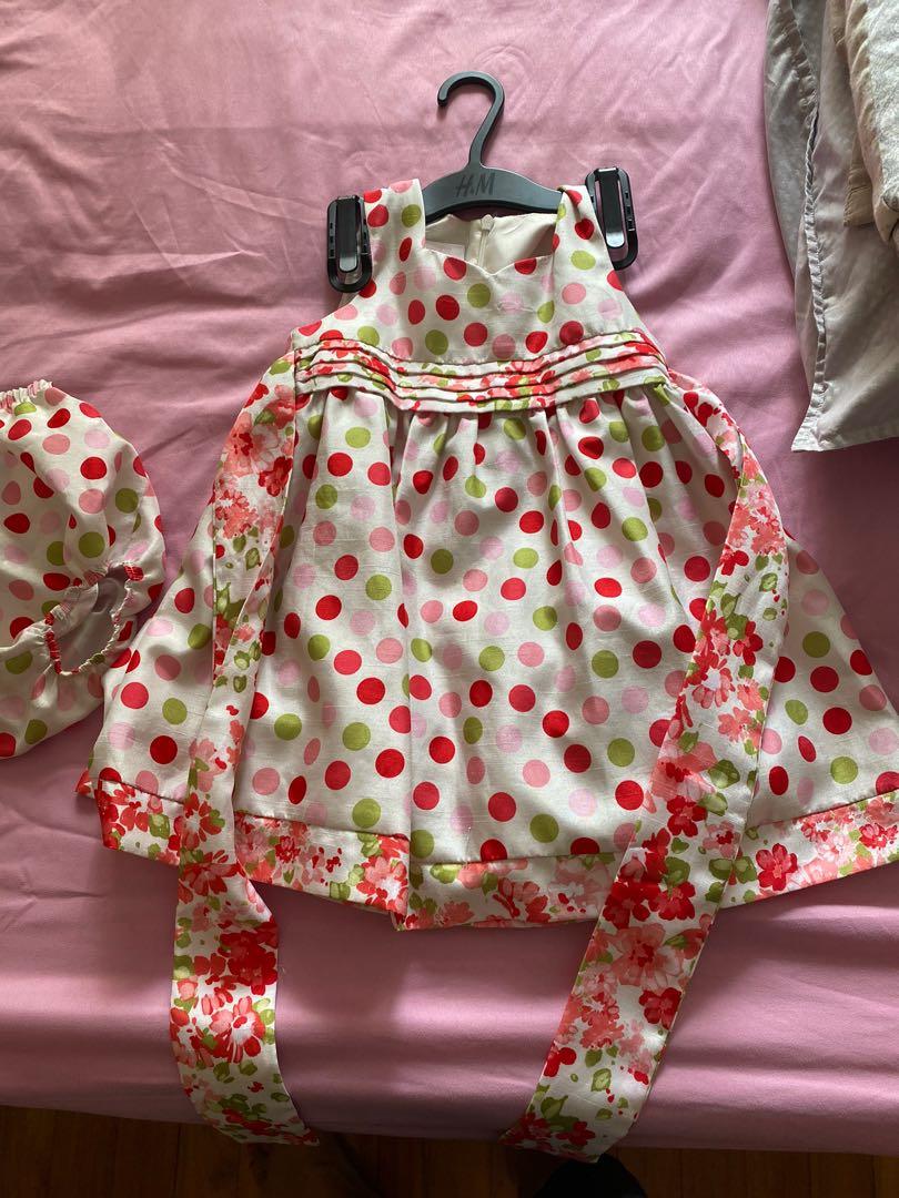 Girls sales spotty dress