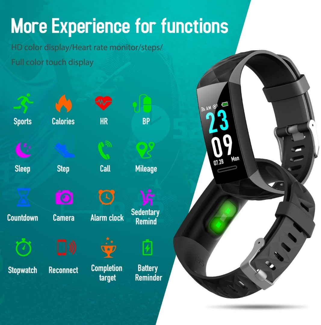 BNIB W11 Fitness Tracker Heart Rate Monitor activity watch with waterproof IP67 smart bracelet with step counter sleep monitor pedometer watch