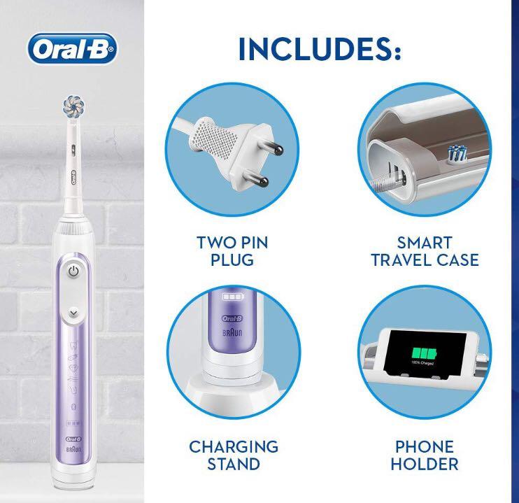 Braun oral B Genius 9000 CrossAction Electric Toothbrush (twin pack