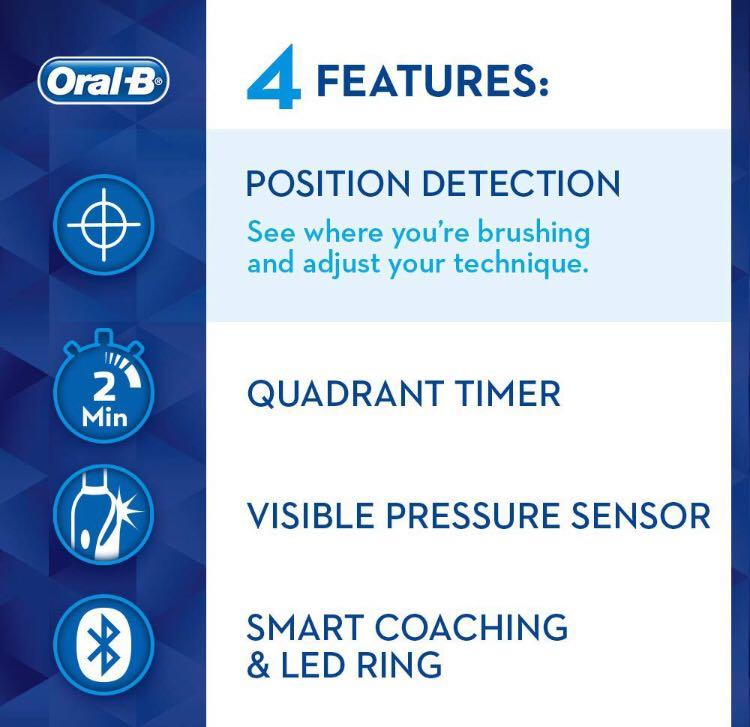 Braun oral B Genius 9000 CrossAction Electric Toothbrush (twin pack