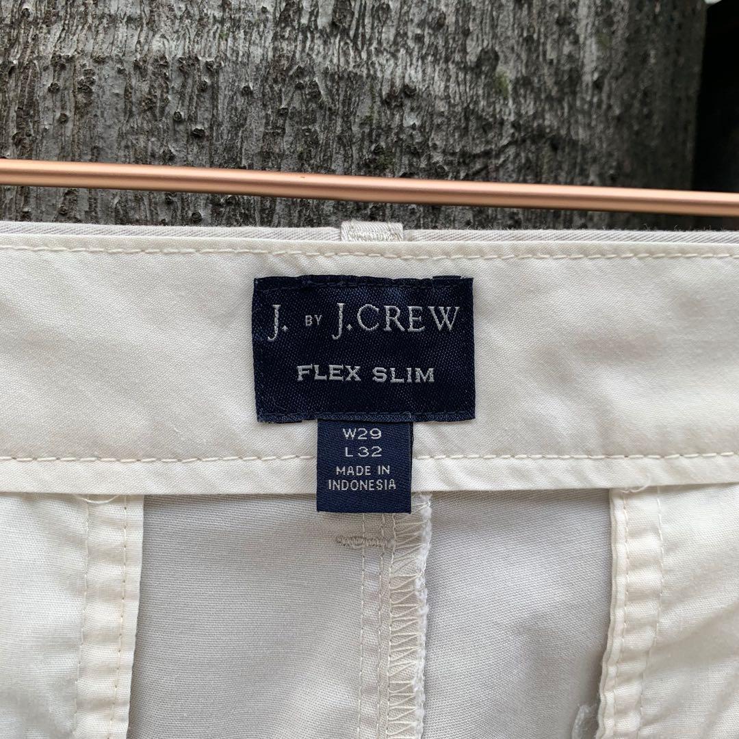 CELANA CHINO LONG PANTS STRETCH J.CREW SLIM FLEX ORIGINAL