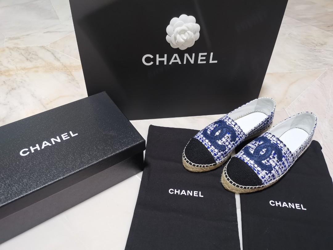 Chanel Espadrilles Multiple colors Tweed ref.378677 - Joli Closet