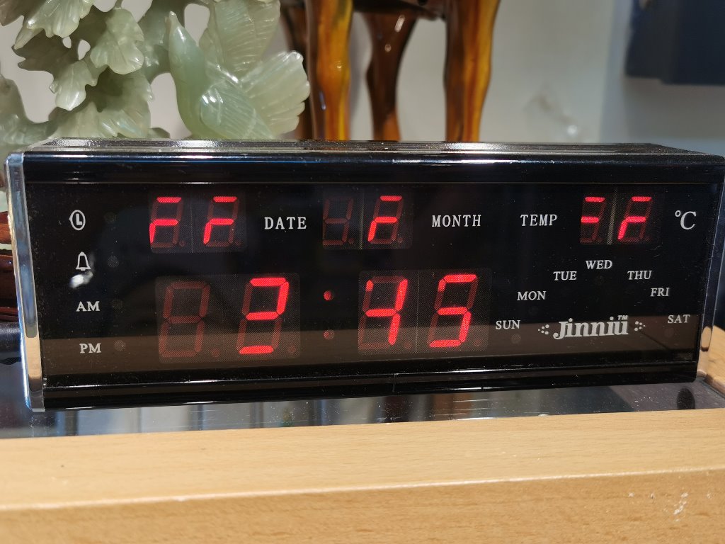 Digital clock, Furniture & Home Living, Home Decor, Clocks on Carousell