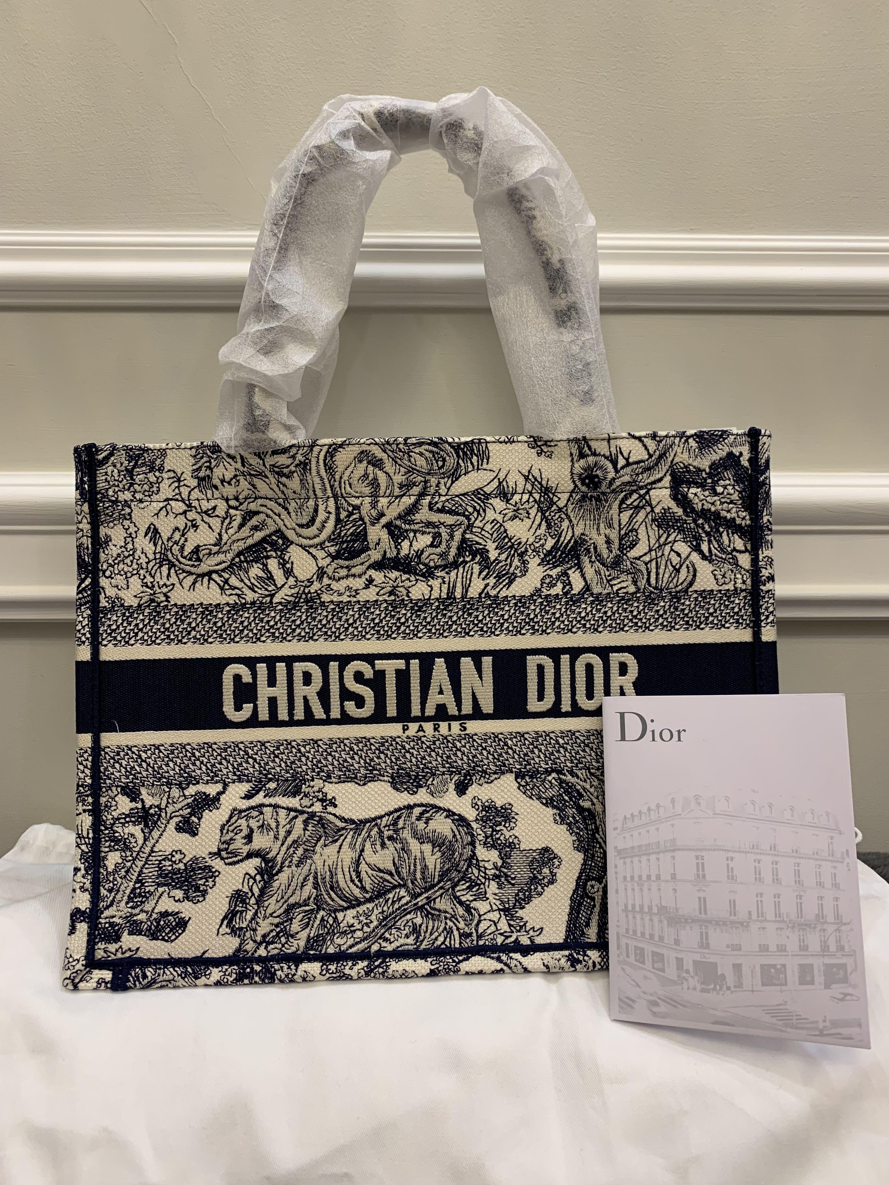 dior toile de jouy book tote