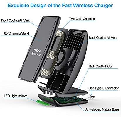 EReach Wireless Charger, Qi Fast Wireless Charger406110448597094403