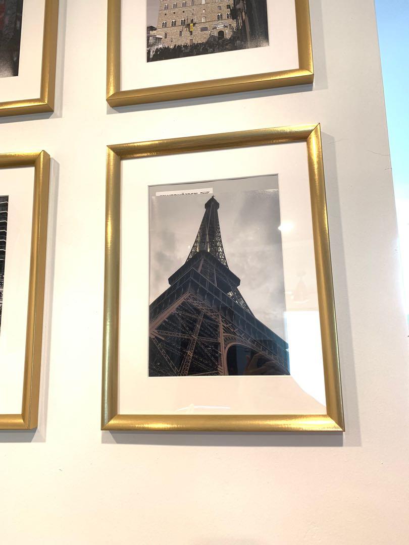 European Photographs with Gold Frame, Furniture & Home Living, Home ...