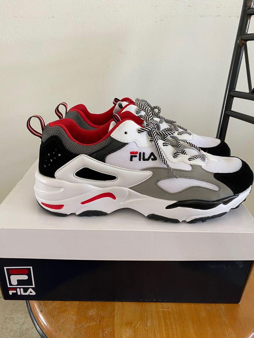 Fila ray white black sales