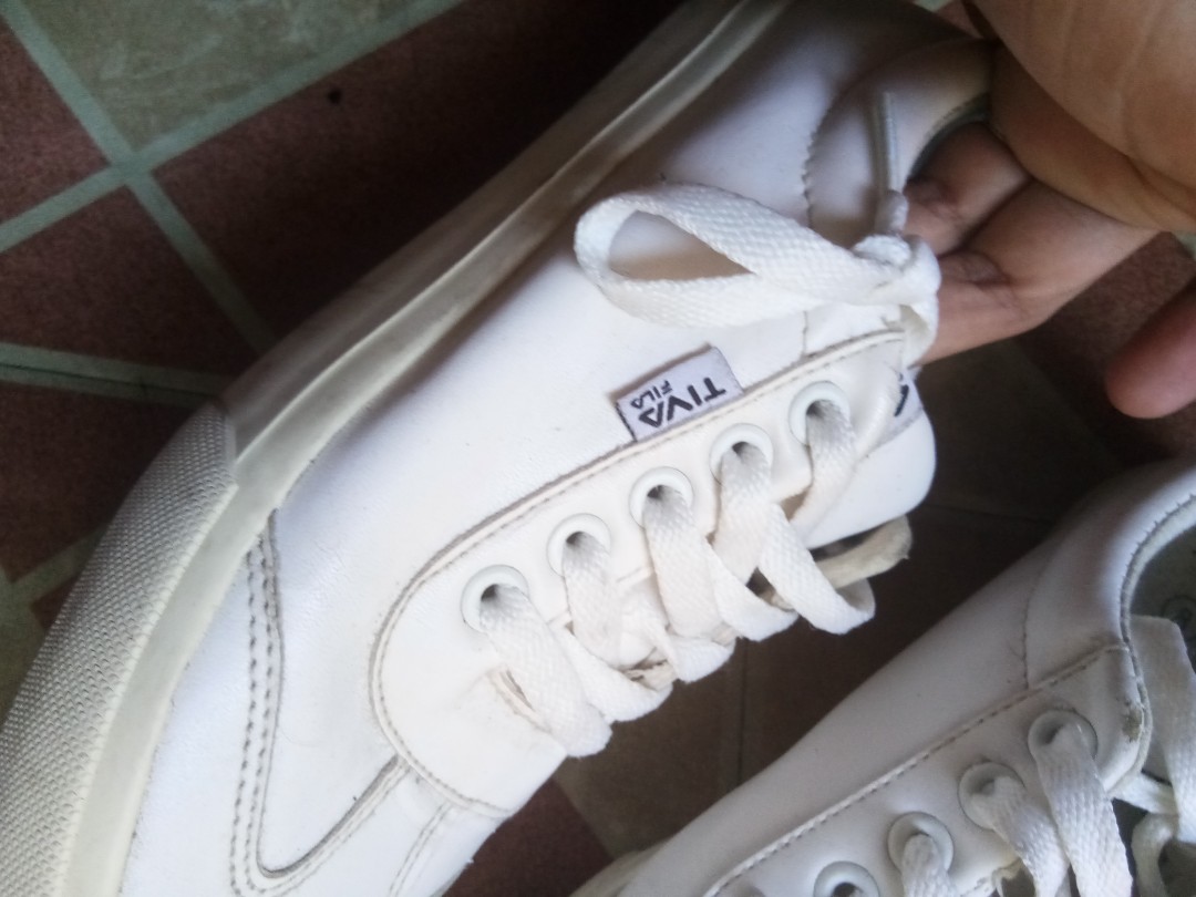 Fila Tiva white shoes Women s Fashion Footwear Sneakers on