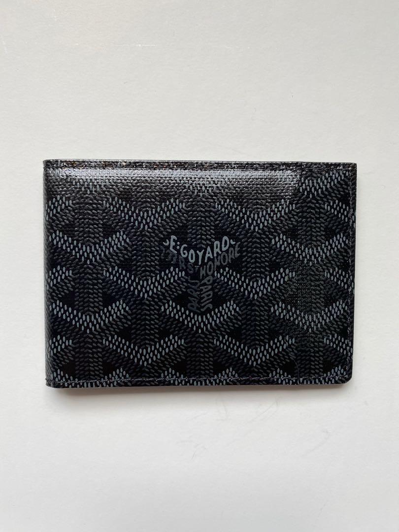 Goyard Porte Carte Insert Victoire Slot Wallet All Black Limited