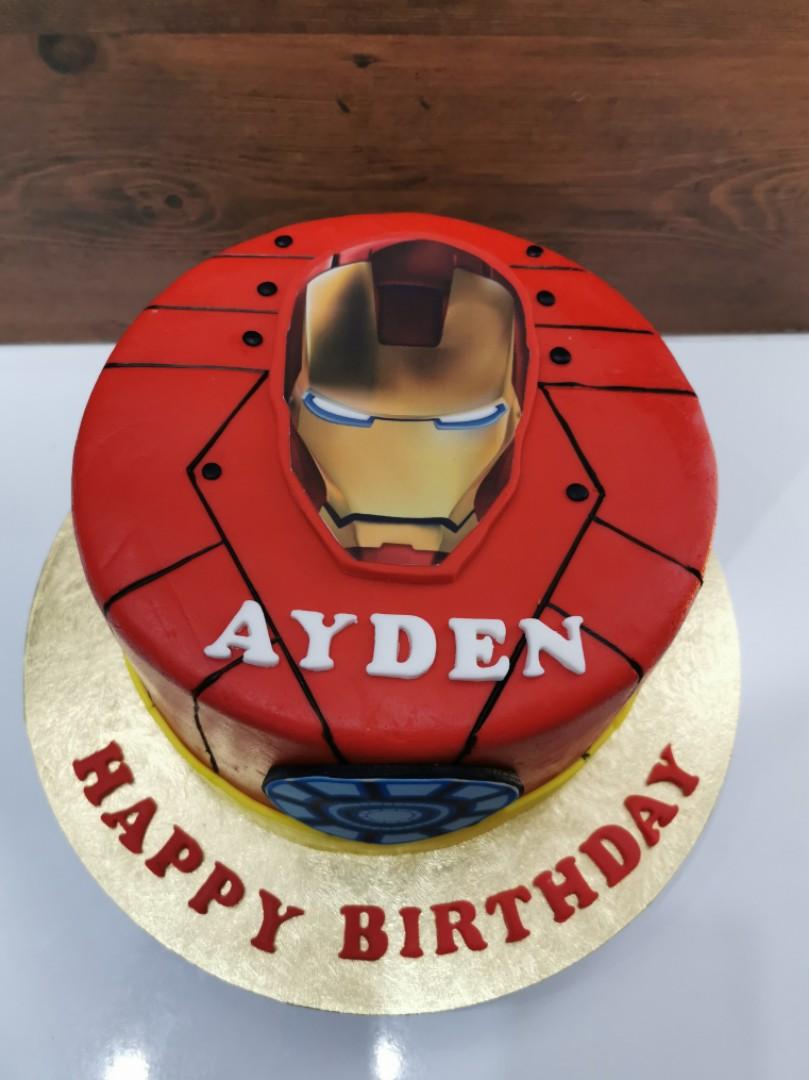 thor spiderman iron man huld marvel birthday cake | elizabeth | Flickr