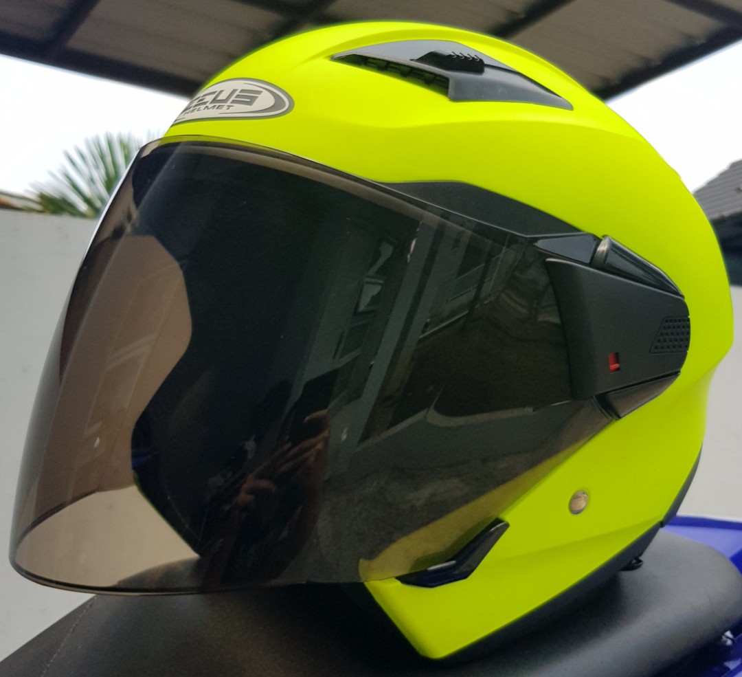 Visor helm zeus half face discount