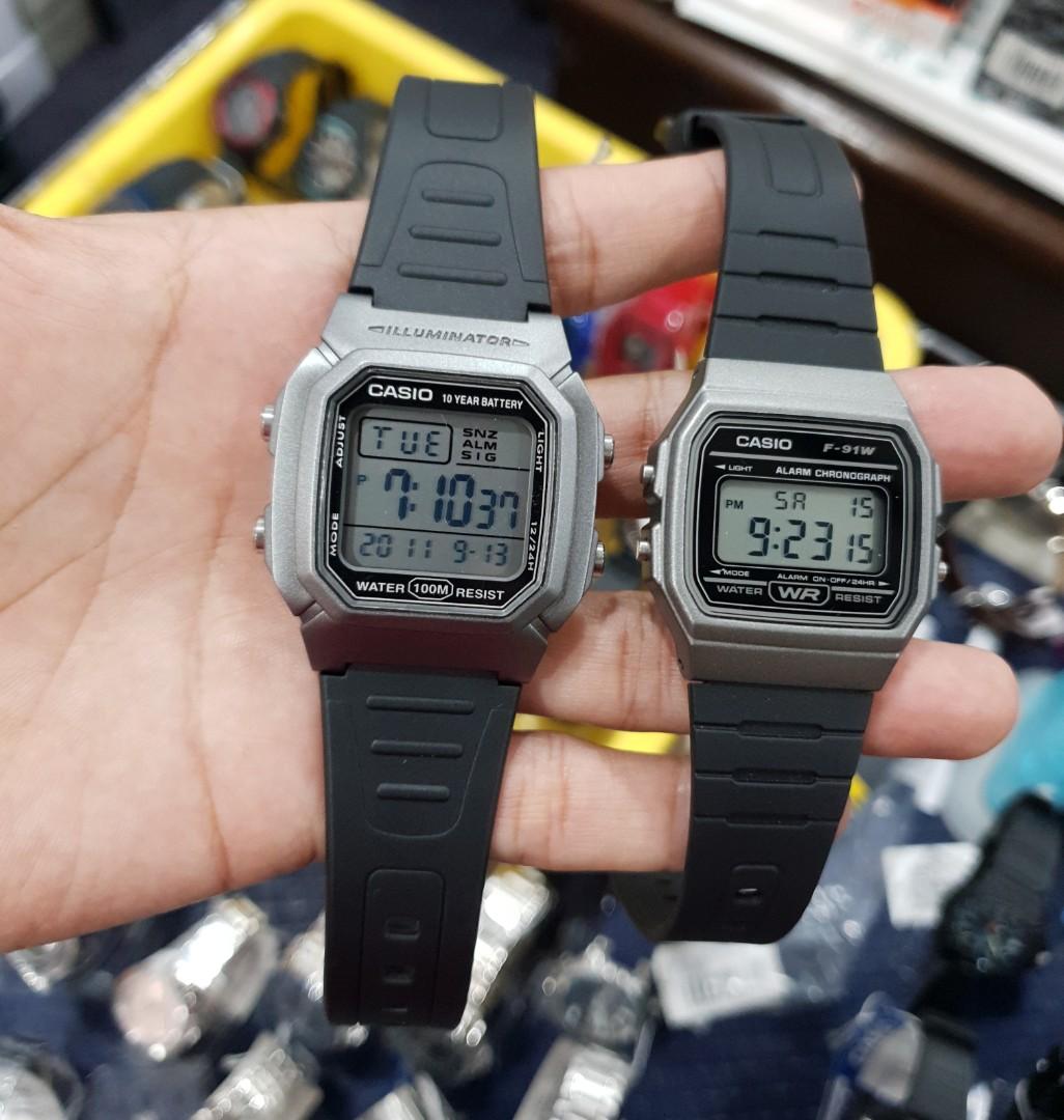 Jam deals casio silver