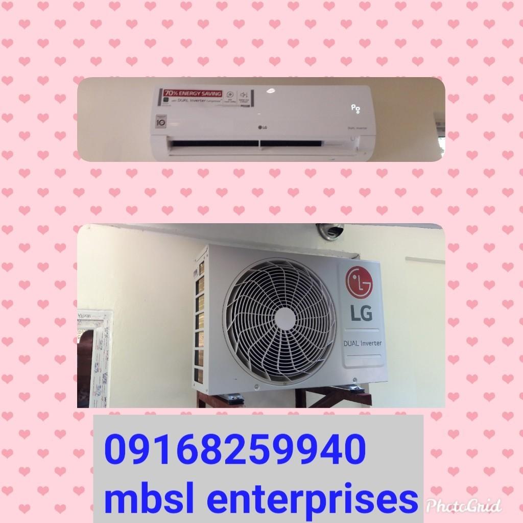 LG split type inverter aircon, TV & Home Appliances, Air Conditioning