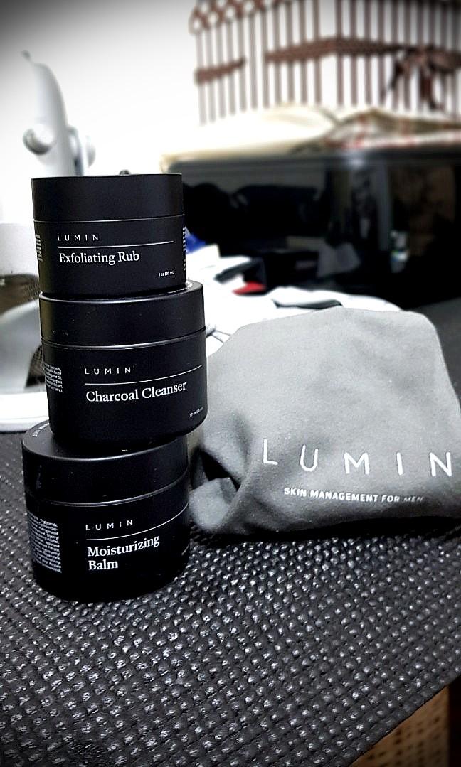 lumin men's face products