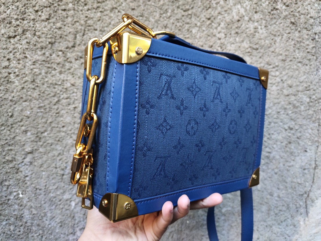 Louis Vuitton soft denim trunk bag by Virgil Abloh, Luxury, Bags & Wallets  on Carousell