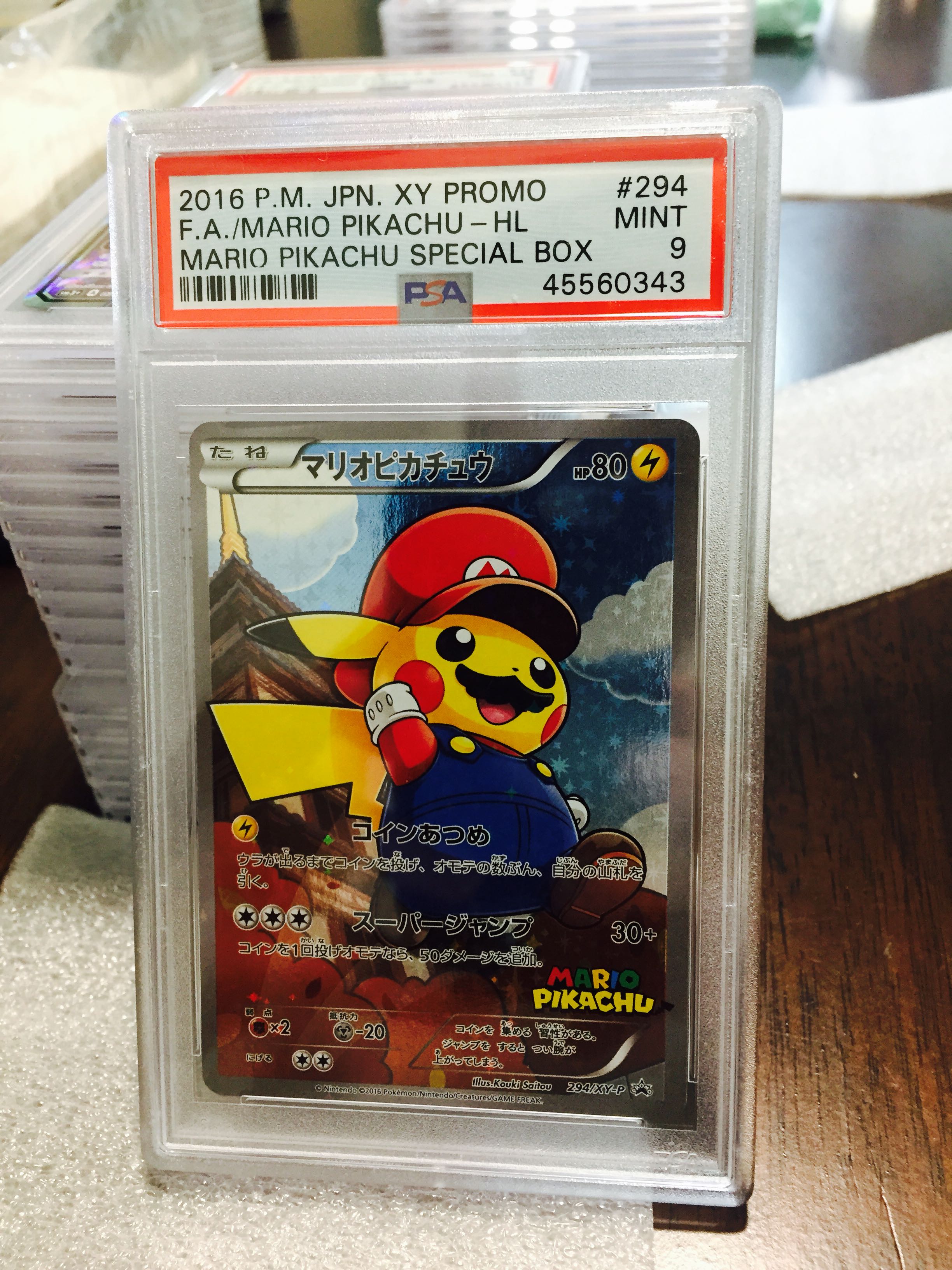 Mario Pikachu Full Art Psa 9 Hobbies Toys Toys Games On Carousell