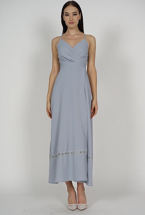 ash blue dress