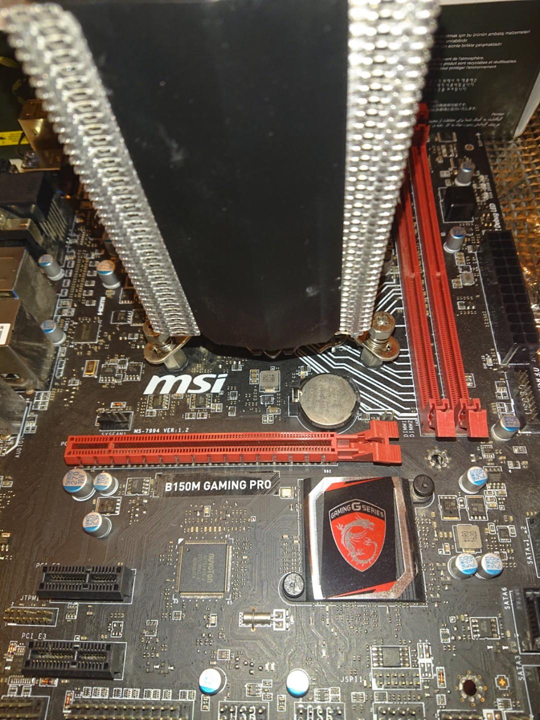 Msi B150M Gaming Pro+I5-6500(跟扇塔), 電腦＆科技, 手提電腦- Carousell