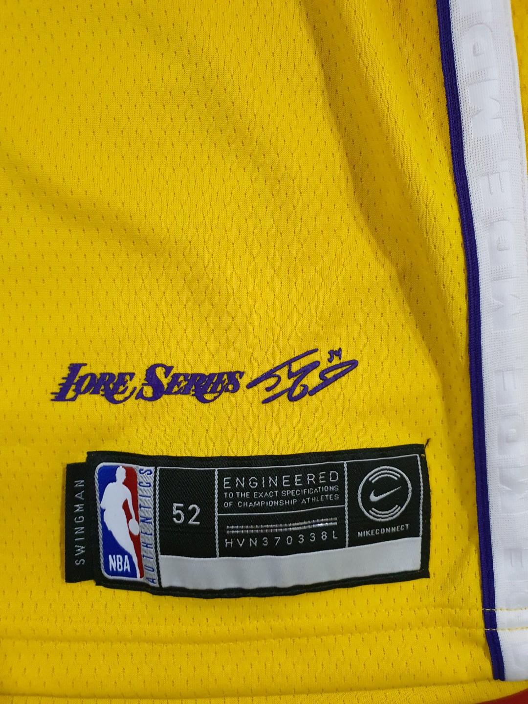 Nike NBA Jersey Lakers City Limited 24 Kobe 18-19 Season SW Fan Edition Purple AV4270-505 US XL