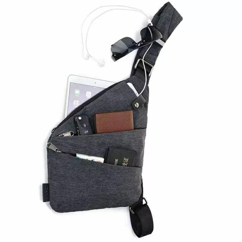 New Anti theft Canvas chest bag men Sport Single Man Shoulder travel Bags cross body