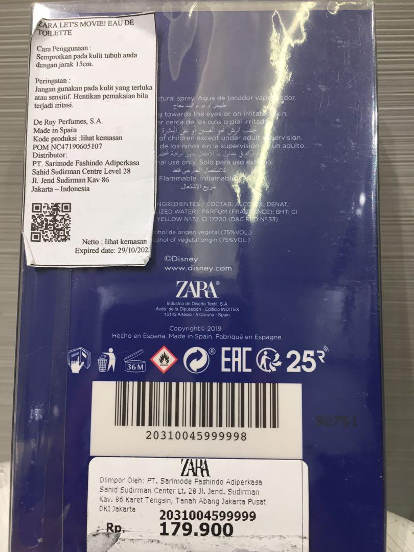 Perfume zara kids toy story, Kesehatan & Kecantikan, Parfum, Kuku