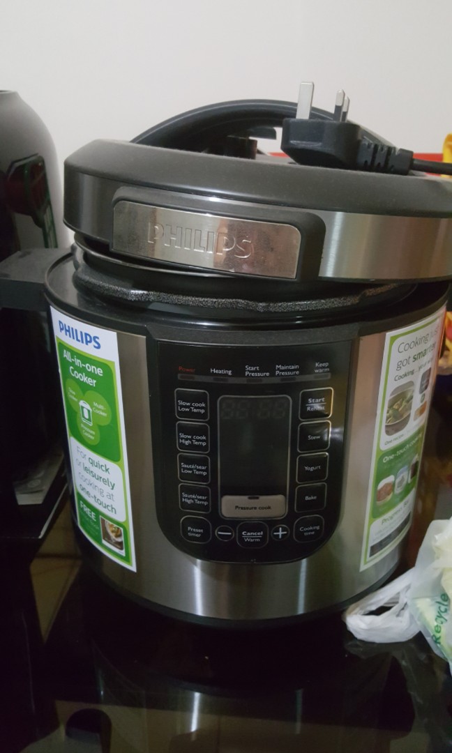 Philips All In One Pressure Cooker, TV & Home Appliances, Kitchen