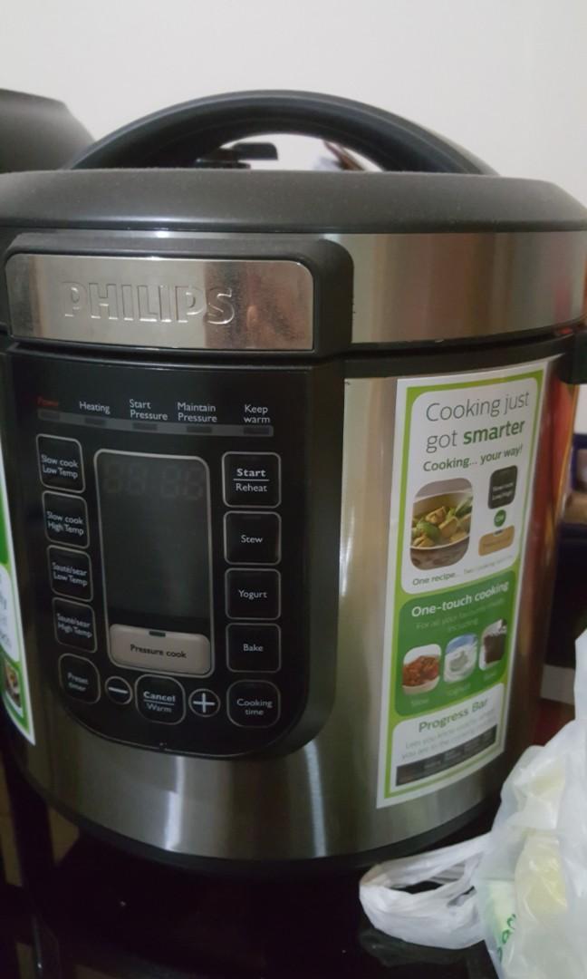 Philips All In One Pressure Cooker, TV & Home Appliances, Kitchen