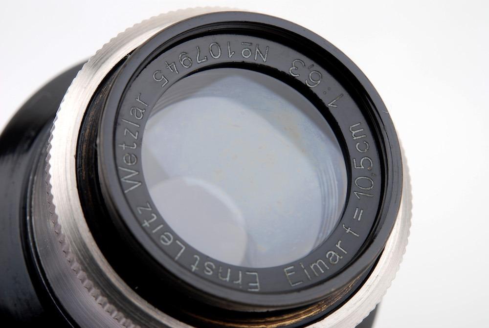 Rare Leica mountain Elmar 10.5cm F6.3 105mm f/6.3 Yr.1931 w/box