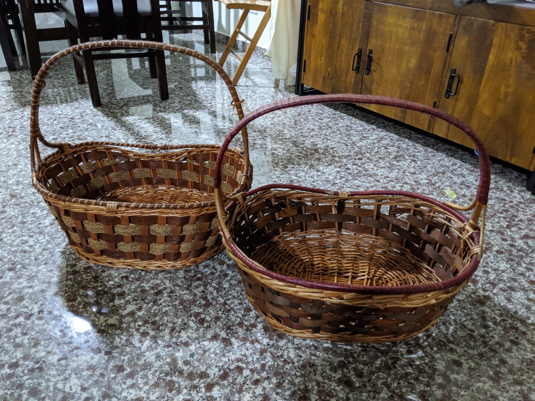 Rattan Baskets, Furniture & Home Living, Home Improvement ...